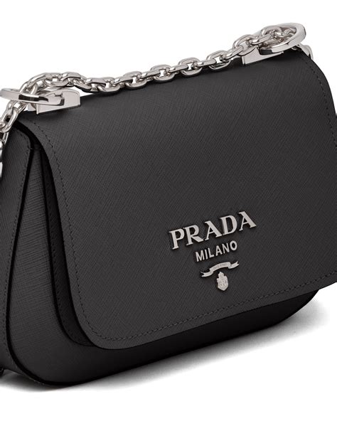 tracolla prada|saffiano leather shoulder bag prada.